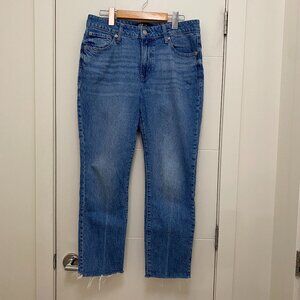 GAP Denim Boyfriend Raw Hem